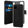 Puro 2-in-1 Magnetisch Samsung Galaxy A12 Wallet Case - Zwart