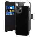 Puro 2-in-1 iPhone 13/14 Magnetisch Portemonnee Hoesje (Geopende verpakking - Uitstekend) - Zwart