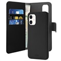 Puro 2-in-1 iPhone 11 Magnetische Portemonnee Hoesje - Zwart