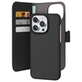 iPhone 15 Pro Puro 2-in-1 Magnetisch Wallet Case - Zwart