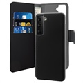 Puro 2-in-1 Samsung Galaxy S21 FE 5G Magnetisch Portemonnee Hoesje (Geopende verpakking - Bevredigend) - Zwart