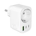 Puro 30W Stroomvoorziening oplader en Schuko stopcontact - Wit