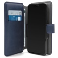 Puro 360 Rotary Universele Smartphone Wallet Case - XXL - Blauw