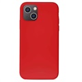 Puro Icon iPhone 13 Siliconen Hoesje - Rood