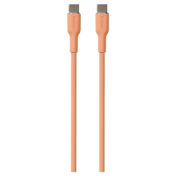 Puro Icon Zachte USB-C / USB-C Kabel - 1,5m - Perzik
