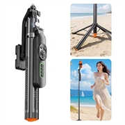 Q625 Bluetooth AI tracking quadripod / selfiestick - 1.83m - Zwart