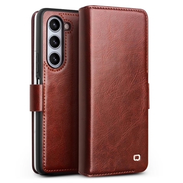 Samsung Galaxy Z Fold5 Qialino Classic Wallet Leren Hoesje