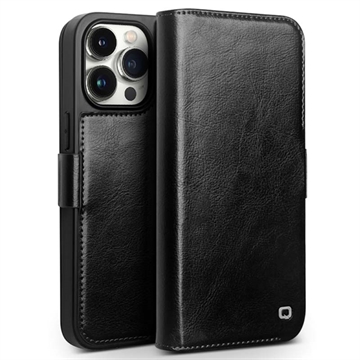 iPhone 15 Pro Max Qialino Classic Wallet Leren Hoesje