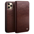 Qialino Classic iPhone 13 Pro Wallet Leren Hoesje