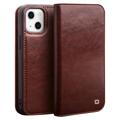 Qialino Classic iPhone 14 Plus Wallet Leren Hoesje