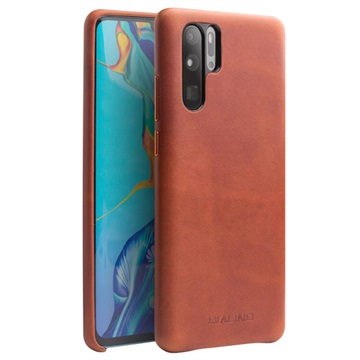 Qialino Premium Huawei P30 Pro Leren Hoesje - Bruin