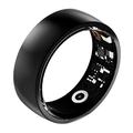 R09M Gezondheidsmonitoring Smart Ring - Maat: 19.8mm - Zwart