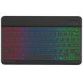 RGB-030 10-inch draadloos Bluetooth-toetsenbord met RGB-achtergrondverlichting - US Layout - Zwart