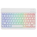 RGB-030 10-inch draadloos Bluetooth-toetsenbord met RGB-achtergrondverlichting - US Layout
