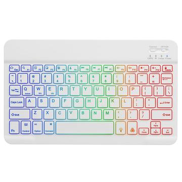 RGB-030 10-inch draadloos Bluetooth-toetsenbord met RGB-achtergrondverlichting - US Layout