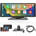 RH-W517 10.3" draadloos CarPlay / Android Autoscherm met FM-zender en Bluetooth-verbinding