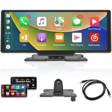 RH-W517 10.3" draadloos CarPlay / Android Autoscherm met FM-zender en Bluetooth-verbinding