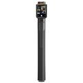 RK-X40W Ultra Bluetooth Selfie Stick met schermspiegeling en Auto Pop-Open Stand - Zwart