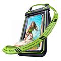 RORHXIA Glow-in-the-Dark Droog IP68 Waterdicht Drijvend Hoesje - Drievoudig afgedicht - Zwart / Groen