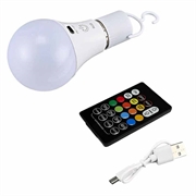 Oplaadbare RGB-lamp met afstandsbediening en timer