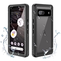 Google Pixel 7a Redpepper FS IP68 Waterdicht Hoesje - Zwart