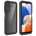Samsung Galaxy A14/A14 5G Redpepper IP68 Waterdicht Hoesje - Zwart / Doorzichtig