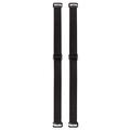 Afneembare bh-bandjes met metalen haak - Elastisch en antislip - Zwart
