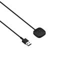 Vervangende oplaadkabel voor Fitbit Versa 4/Versa 3/Sense/Sense 2/Ace LTE - Zwart