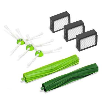 Vervangingsonderdelenset voor iRobot Roomba i3/i4/i6/i7/E5/E6/E7 - Hoofdborstel, zijborstels & filters - 8 stuks.