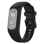 Garmin Vivosmart 5 Vervangende Siliconen Band met Geïntegreerd Frame - Zwart