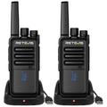 Retevis RT668H Walkie Talkies met verborgen scherm - Zwart