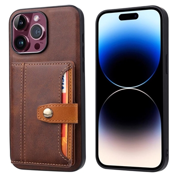 iPhone 15 Pro Max Retro Style Hoesje met Portemonnee