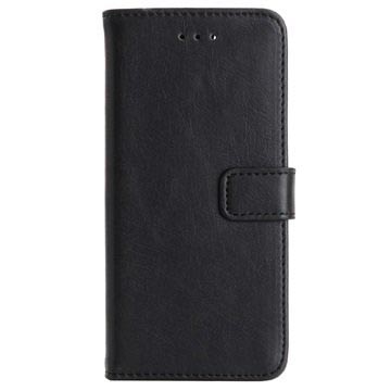 iPhone 7/8/SE (2020)/SE (2022) Retro Wallet Case - Zwart