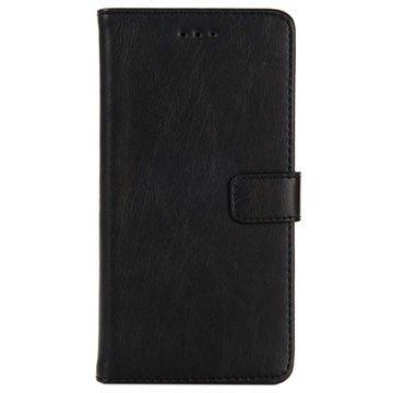 Huawei P9 Lite Retro Wallet Case - Zwart