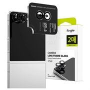 Samsung Galaxy Z Flip8 Ringke Camera Lens Glazen Protector - 2 St. - Zwart