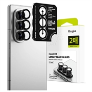 Samsung Galaxy Z Fold8 Ultra/Z Fold7 Ringke Camera Lens Glazen Protector - 2 St. - Zwart