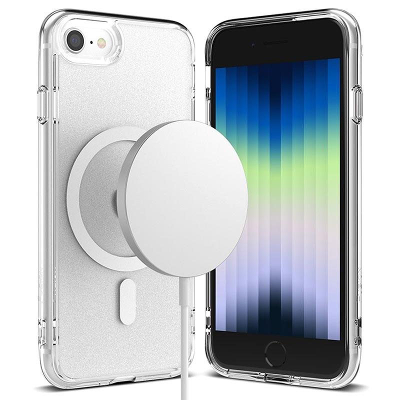 Kritisch Isaac Monarch Ringke Fusion Magnetic iPhone 7/8/SE (2020)/SE (2022) Hybrid Hoesje -  Doorzichtig