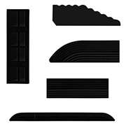 Robot Stofzuiger Opstapje voor Roborock, Roomba, Xiaomi, Ecovacs - Zwart