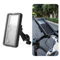 Rockbros waterdichte magnetische telefoonhouder voor fiets en e-bike - 4.7"-6.9" - zwart