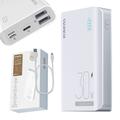 Romoss Sense 4S Pro 10000mAh/30W Power Bank - 2xUSB-A, USB-C - Wit