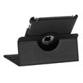 Rotary Leren Tas - iPad 2, iPad 3, iPad 4 - Zwart