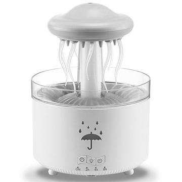 Roterende kwal aromatherapie Diffuser 300ml - 7-kleuren LED, op afstand bedienbare ultrasone luchtbevochtiger