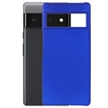 Google Pixel 6 Pro Geruberiseerd Kunststof Hoesje - Blauw