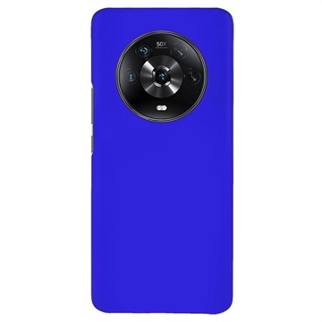 Honor Magic4 Geruberiseerd Kunststof Hoesje - Blauw