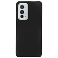 OnePlus 9RT 5G Geruberiseerd Kunststof Hoesje - Zwart