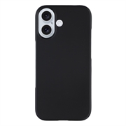 iPhone 17 Geruberiseerd Kunststof Hoesje - Zwart