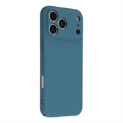 iPhone 18 Pro Max Geruberiseerd Kunststof Hoesje - Blauw