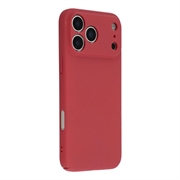 iPhone 18 Pro Max Geruberiseerd Kunststof Hoesje - Rood