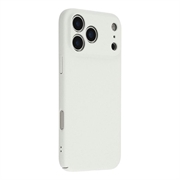 iPhone 18 Pro Max Geruberiseerd Kunststof Hoesje - Wit