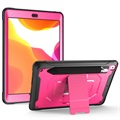 Rugged Series iPad 10.2 2019/2020 Hybrid Case met Standaard - Hot Pink